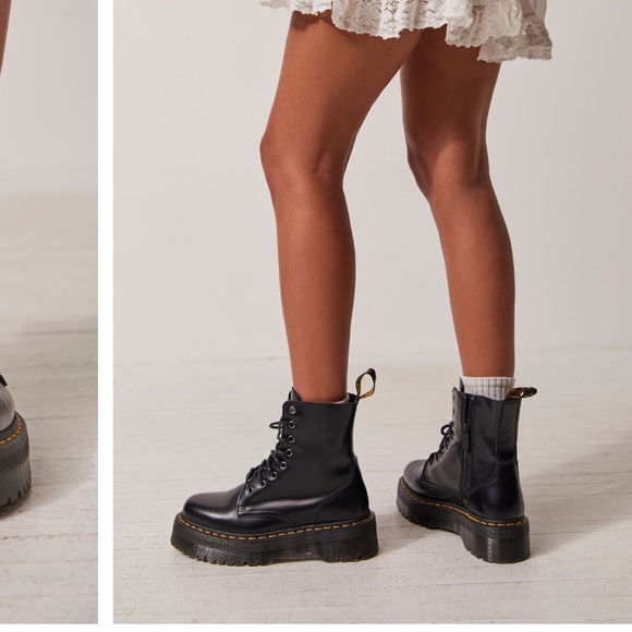 JADON BOOT SMOOTH LEATHER PLATFORMS - Picture 4 of 4